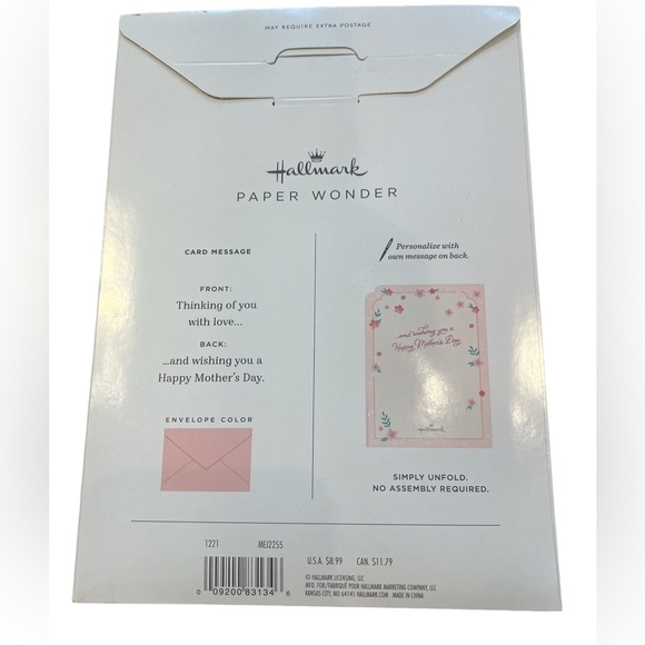 Hallmark Pop up card with envelope - Picture 3 of 3